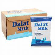 Thùng sữa dalat milk túi 220ml ít đường và không đường