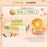 Thùng sữa đậu nành Fami Nguyên Chất vị Sữa dừa (36 hộp x 200ml)