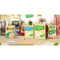Thùng Sữa đậu nành Fami nguyên chất, can xi, đậu đỏ (hộp/ bịch 200ml)