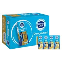 Thùng Sữa Dinh Dưỡng Dutch Lady OmegaSmart Ít Đường 180ml (lốc 4 hộp)