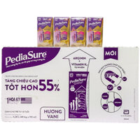 Thùng sữa dinh dưỡng pediasure 110ml cho trẻ từ 1-10 tuổi