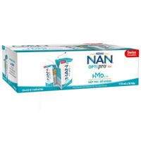Thùng sữa dinh dưỡng pha sẵn Nestlé NAN OPTIPRO Kid 115ml (lốc 6 hộp)