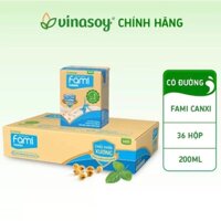 thùng sữa fami canxi