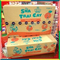 Thùng Sữa hoa quả Lif Kun hoa trái cam/Dâu Thùng 48 hộp x 110ml Ngoctoanmart