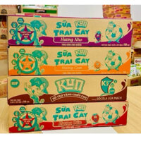 Thùng sữa kun 110ml dâu/cam/nho/trái cây nhiệt đới