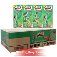 Thùng Sữa Milo 180ml x 48 hộp