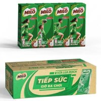 thùng Sữa Milo lúa mạch 180ml 48 hộp