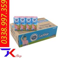 Thùng Sữa Nước Hà Lan Trắng – Dâu 180ml