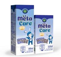 Thùng sữa nước Nutricare Metacare ECO - phát triển toàn diện cho trẻ từ 1 tuổi (110ml x 48 hộp) LazadaMall