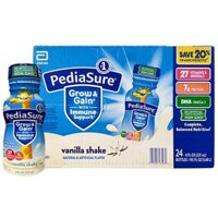 Thùng  Sữa nước Pediasure Grow & Gain Vani, 24 chai 237ml