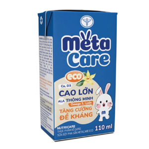 Thùng sữa nước pha sẵn Nutricare Metacare ECO 110ml x 48 hộp