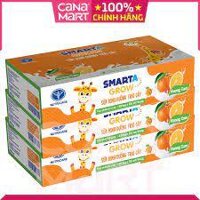 Thùng sữa nước trái cây Nutricare Smarta Grow (vị cam) dau dinh dưỡng cho trẻ thấp còi (110ml)