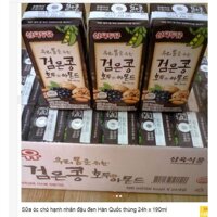 Thùng Sữa óc chó hạnh nhân đậu đen Hàn quốc 24*190ml