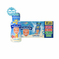 Thùng sữa Pediasure Optigro Plus dạng nước hương vani của Mỹ (237ml x 24 chai)