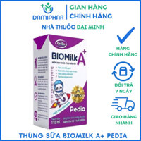 Thùng Sữa Pha Sẵn Biomilk Pedia 48 Hộp 110ml