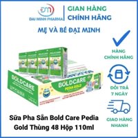 Thùng Sữa Pha Sẵn Bold Care Pedia Gold 48 Hộp 110ml – Dinh Dưỡng Toàn Diện Cho Bé Biếng Ăn, Chậm Lớn