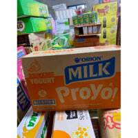 Thùng Sữa ProYo ORION 180ml x48 hộp Vị Việt Quất/ Dâu Tây/ Lúa Mạch/ Vị Cam