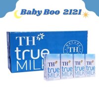 Thùng Sữa TH true milk có đường/ít đường/không đường hộp 110ml