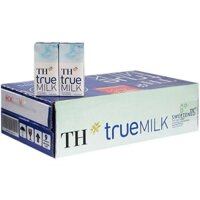 Thùng Sữa TH True Milk có đường, ít đường, không đường 180ml