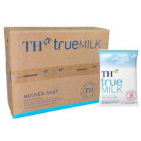 Thùng sữa TH True Milk nguyên chất bịch 220ml