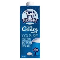 THÙNG SỮA TƯƠI DEVONDALE NGUYÊN CHẤT 1L x 10 HỘP (Nhẩu khẩu Úc)