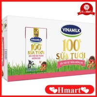 Thùng Sữa Tươi Hương Dâu Vinamilk 100% Sữa Tươi 110ml