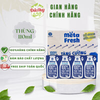 Thùng sữa tươi Nutricare Meta Fresh Có Đường 110ml x 12 Lốc