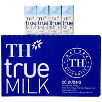 Thùng sữa tươi + sữa chua Yogurt + sữa hạt TH True Milk 48x180ml