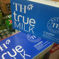 Thùng Sữa Tươi TH True Milk 48 hộp x 110ml Ít Đường/Có Đường