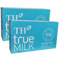 Thùng Sữa Tươi TH True Milk nguyên Chất hộp 180ml