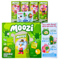 Thùng sữa tươi thạch Moozi hương dưa lưới hộp 170ml