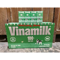 Thùng sữa tươi tiệt trùng 100% Vinamilk 48 hộp nhỏ x 110ml có đường