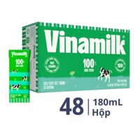 Thùng sữa tươi tiệt trùng có đường Vinamilk 180ml (48 Hộp)