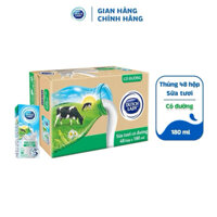 Thùng Sữa tươi tiệt trùng có đường Cô Gái Hà Lan  ( 12 vỉ ~ 48 hộp  )