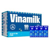 Thùng Sữa tươi tiệt trùng ít đường Vinamilk 180ml (Lốc 4 hộp)