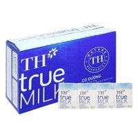 Thùng Sữa tươi tiệt trùng TH true Milk có đường 110ml (lốc 4 hộp)