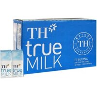 THÙNG Sữa Tươi Tiệt Trùng TH True Milk Ít Đường - 12 Lốc x 4 Hộp x 180ml