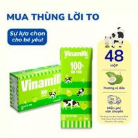 Thùng sữa tươi tiệt trùng hương dừa Vinamilk hộp 180ml (48 Hộp)