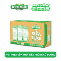 Thùng sữa tươi tiệt trùng Nutifood Nutimilk tươi sạch (48 hộp)