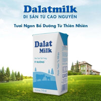 Thùng Sữa Tươi Tiệt Trùng DalatMilk 48 hộp ( Bọc Chống Sốc )