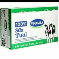 Thùng sữa vinamilk 180ml có đường, ít đường, không đường, socola