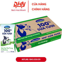 Thùng Sữa Vinamilk - Có Đường - Hộp Giấy 110ml