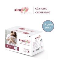 Thùng tã, bỉm quần ROSE BABY size L (114 miếng/ thùng)