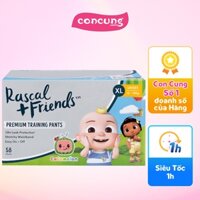 Thùng Tã quần Rascal+Friend Cocomelon size XL 13-18kg 58 miếng