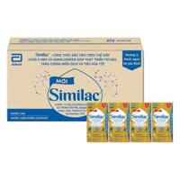 Thùng thực phẩm bổ sung Similac hương vani 110ml (Lốc 4 hộp)