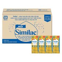 Thùng thực phẩm bổ sung Similac hương vani 180ml (Lốc 4 hộp)