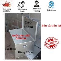 Thùng Tôn Đựng Đồ Dùng Gia Đình, Thùng Tựng Đồ Cá Nhân, Nhỏ Gọn, Tiện Ích KT 30 x 20 x 15 cm NGÔI SAO VIET Giá Rẻ