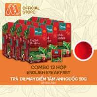 Thùng Trà Dilmah Vị Điểm Tâm Anh Quốc - English Breakfast 50g (12 hộp) giá ưu đãi