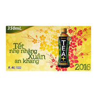 Thùng trà xanh Matcha Tea+ Plus chai 350ml (24 chai)