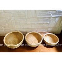 Thúng tre sâu lòng đan kỹ nhiều kích thước, thúng tre cạp to chắc, bền, đẹp